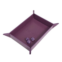 Vivid Magnetic Folding Dice Tray - Midnight Plum