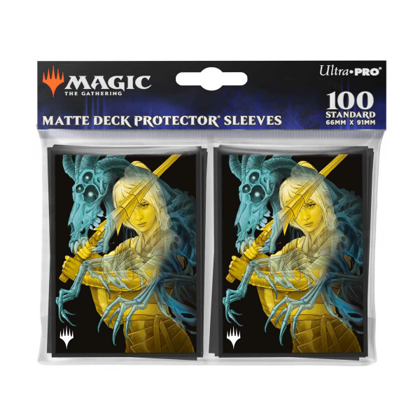 Duskmourn 100ctck Protector Sleeves Alt Art Key Character Mythic 1 for Magic: The Gathering