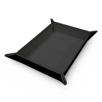 Vivid Magnetic Foldable Dice Tray: Black