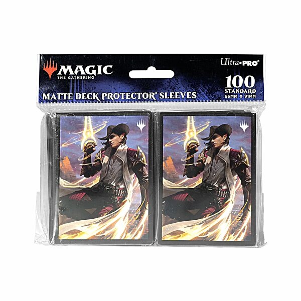 Outlaws of Thunder Junction 100ctck Protector Sleeves Key Art 3 for Magic: The Gathering