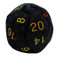 Jumbo D20 Novelty Dice Plush: Rainbow