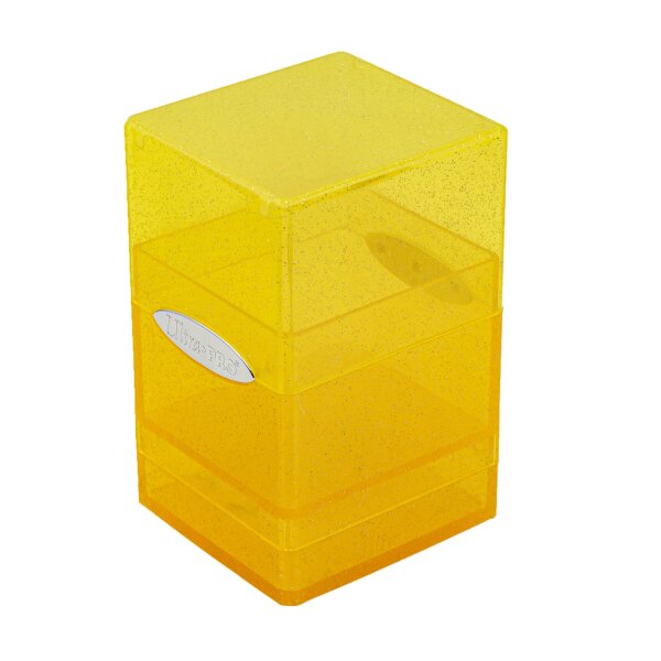 Satin Cube Glitter Yellow