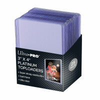 3&quot; X 4&quot; Ultra Clear Platinum Toploader 25ct