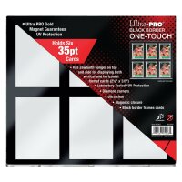 35PT 6-Card Black Border UV ONE-TOUCH Magnetic Holder