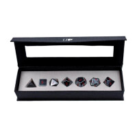 Dice Gemstone 7 RPG Set, Hematite