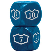 Deluxe 22MM Island Loyalty Dice Set with 7-12 for Magic:...