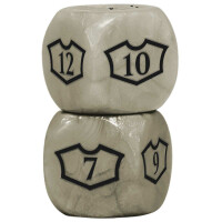 Deluxe 22MM Plains Loyalty Dice Set with 7-12 for Magic:...