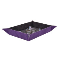 Foldable Dice Rolling Tray Amethyst