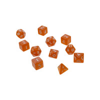 Eclipse 11 Dice Set: Pumpkin Orange