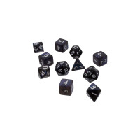 Eclipse 11 Dice Set: Jet Black