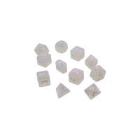 Eclipse 11 Dice Set: Arctic White