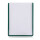 3" X 4" Green Border Toploader 25ct