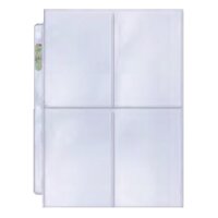 4-Pocket Platinum Page with 3-1/2" X 5-1/4"...