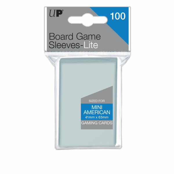 Lite Mini American Board Game Sleeves  41mm x 63mm 100ct