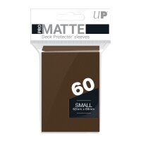 PROMatte 60ct Smallck Protector® sleeves: Brown