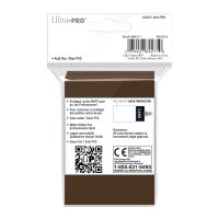 PROMatte 60ct Smallck Protector® sleeves: Brown