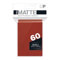 PRO-Matte 60ct Smallck Protector® sleeves: Red