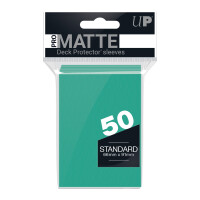 PROMatte 50ct Standardck Protector&reg; sleeves: Aqua