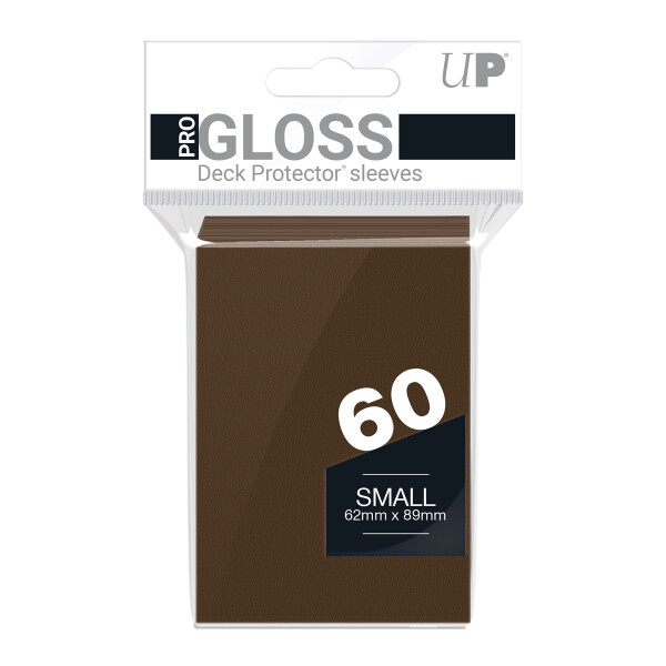 PROGloss 60ct Smallck Protector® sleeves: Brown