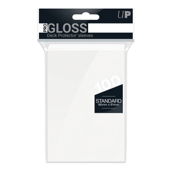 PRO-Gloss 100ct Standardck Protector® sleeves: White