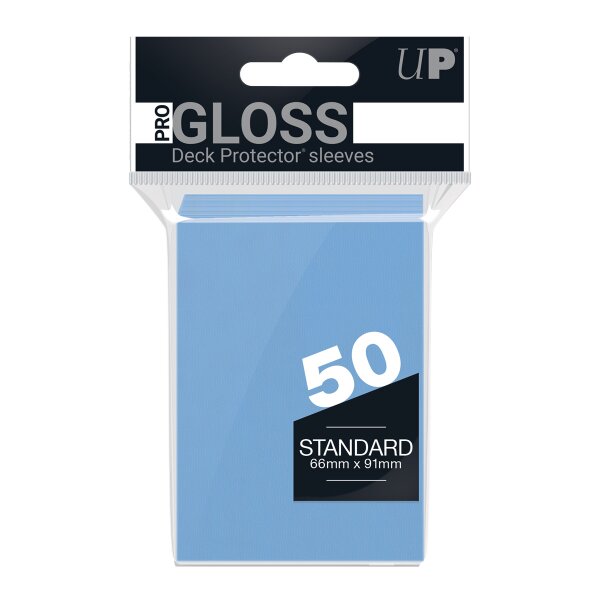 PRO-Gloss 50ct Standardck Protector® sleeves: Light Blue