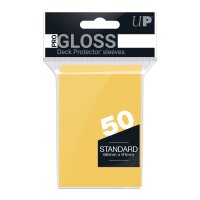 PRO-Gloss 50ct Standardck Protector&reg; sleeves: Yellow