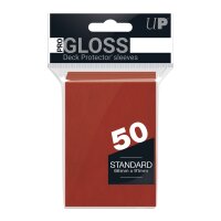 PRO-Gloss 50ct Standardck Protector&reg; sleeves: Red