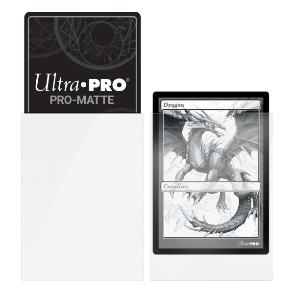 PRO-Matte 50ct Standardck Protector® sleeves: White