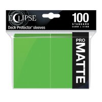 Eclipse Matte Standard Sleeves: Lime Green