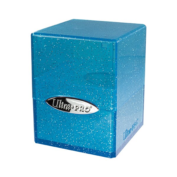 Satin Cube Glitter Blue