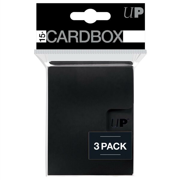 PRO 15+ Card Box 3pack: Black