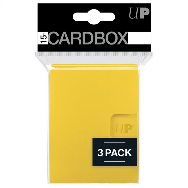 PRO 15+ Card Box 3pack: Yellow