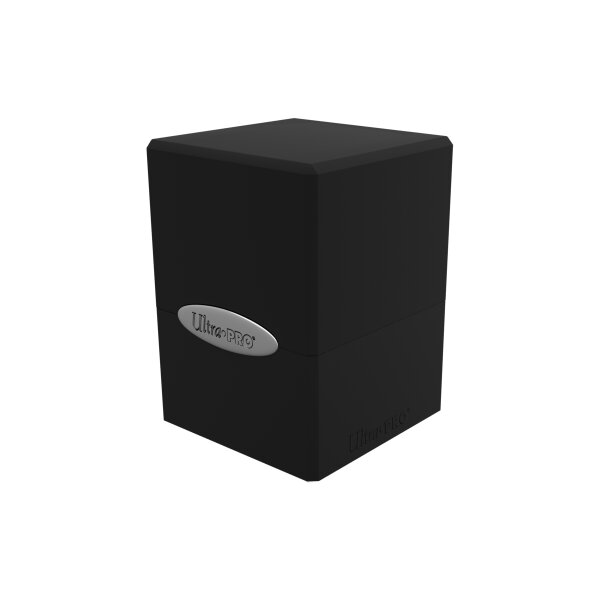 Satin Cube - Jet Black