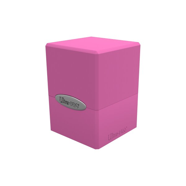 Satin Cube - Hot Pink