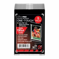 130PT Black Border UV ONE-TOUCH Magnetic Holder (5 count...