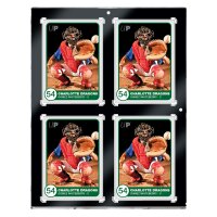 35PT 4-Card Black Border UV ONE-TOUCH Magnetic Holder