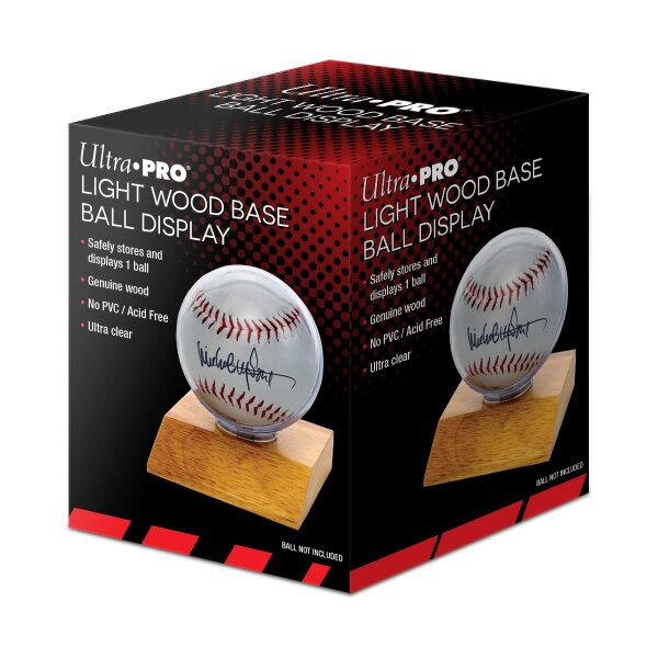 Baseball Light Wood Holder