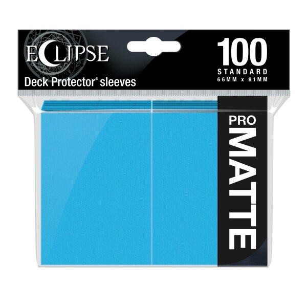 Eclipse Matte Standard Sleeves: Sky Blue