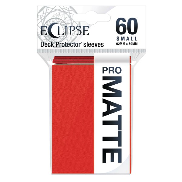 Eclipse Matte Small Sleeves: Apple Red