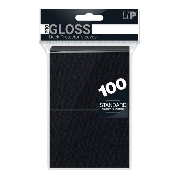 PRO-Gloss 100ct Standardck Protector® sleeves: Black