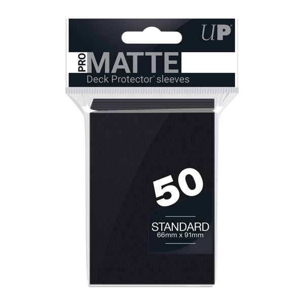 PRO-Matte 50ct Standardck Protector® sleeves: Black