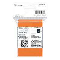 PRO-Gloss 60ct Smallck Protector&reg; sleeves: Orange