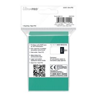 PROMatte 60ct Smallck Protector&reg; sleeves: Aqua