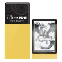 PRO-Matte 50ct Standardck Protector&reg; sleeves: Yellow