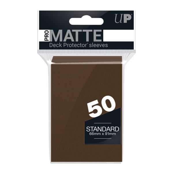 PROMatte 50ct Standardck Protector® sleeves: Brown