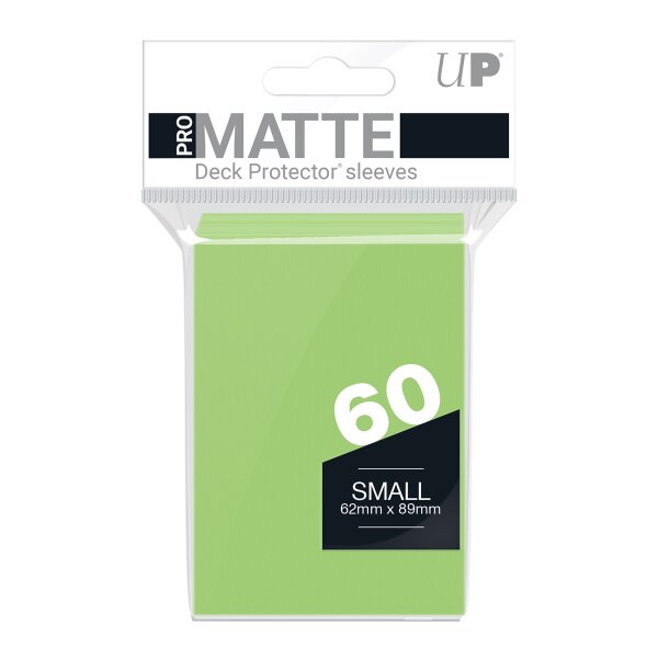 PRO-Matte 60ct Smallck Protector® sleeves: Lime Green