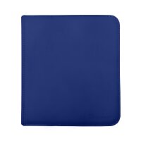 Vivid 12-Pocket Zippered PRO-Binder:  Blue