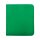 Vivid 12-Pocket Zippered PRO-Binder: Green