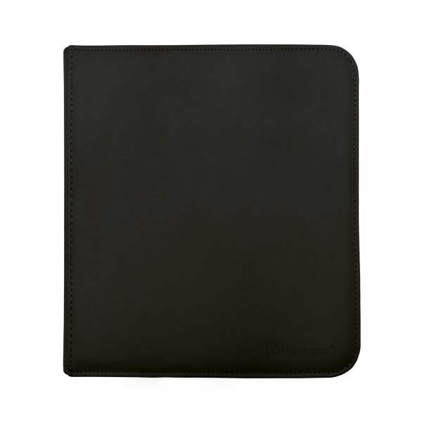 Vivid 12-Pocket Zippered PRO-Binder: Black