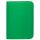 Vivid 4-Pocket Zippered PRO-Binder: Green